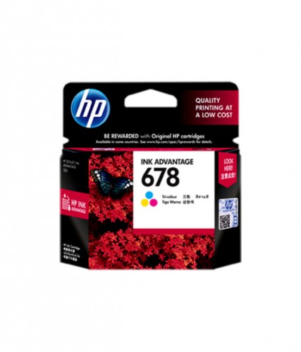 HP 678 Tri-color Ink Cartridge