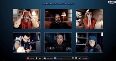 Skype adding group video calling