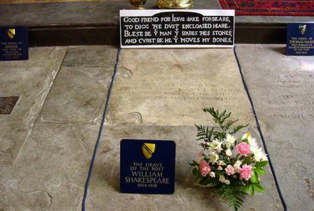 Shakespeare grave