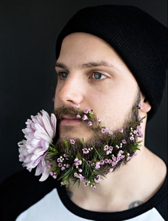 Latest Spring Trend Flower Beard