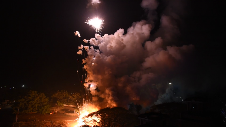 Thrissur Pooram 2016 - Sample Fireworks (Vedikettu)