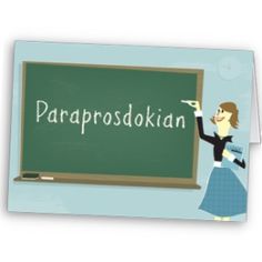 Paraprosdokians