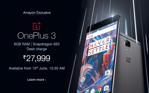 OnePlus 3 sale