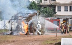 Mock drill by Firemen