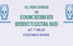 President of India Inaugurates all India Seminar on “Economic Reforms with reference to Electoral Issues”