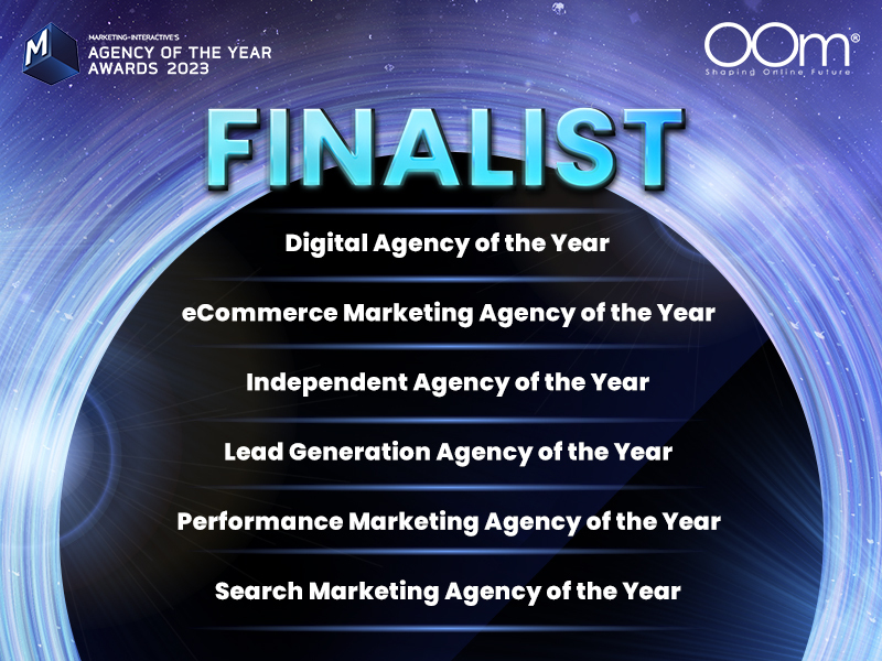 OOm Singapore Shortlisted For 6 Categories From Marketing-Interactiveâ€™s Agency Of The Year Awards