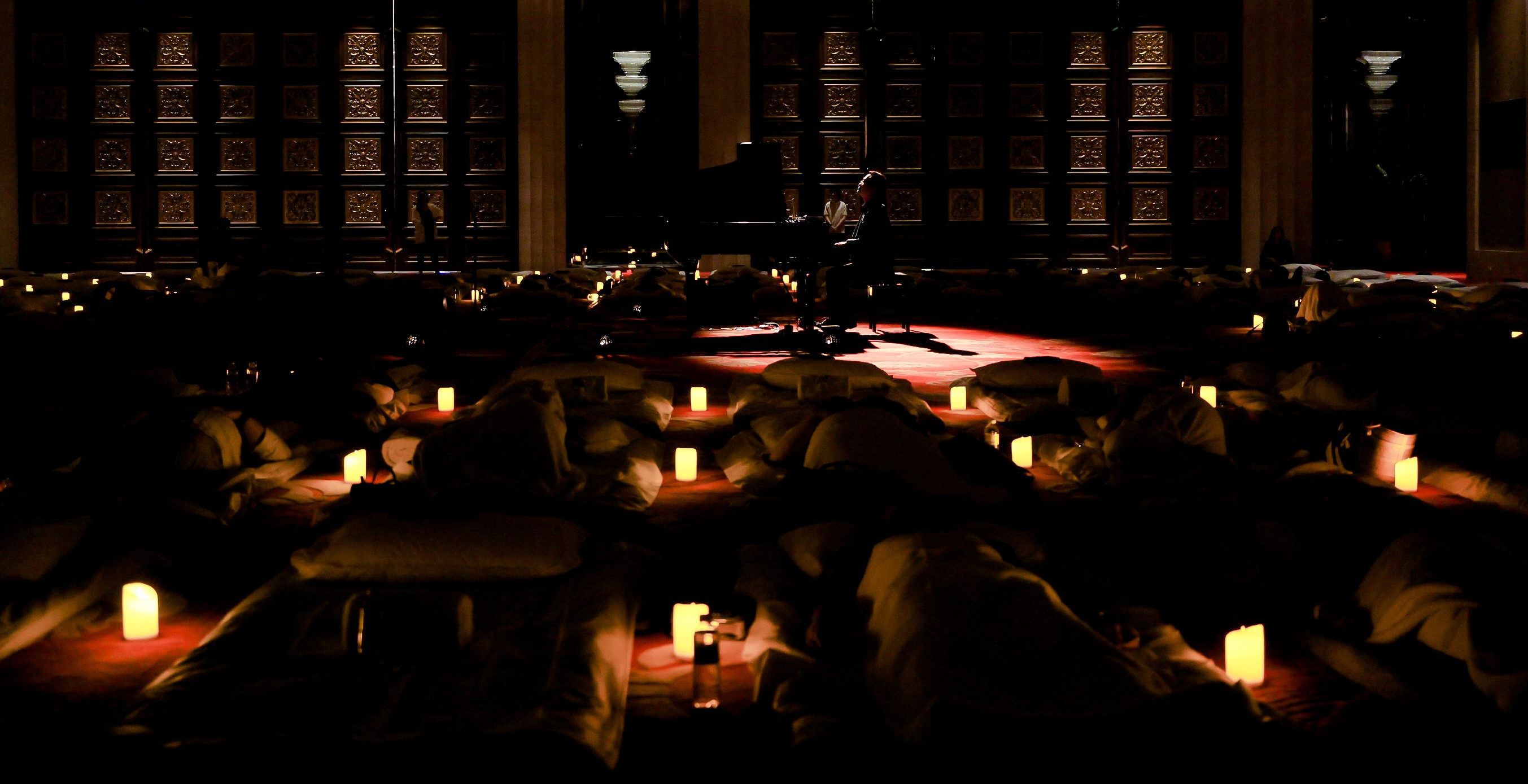 A highlight of the event was the immersive sleeping & healing concert by