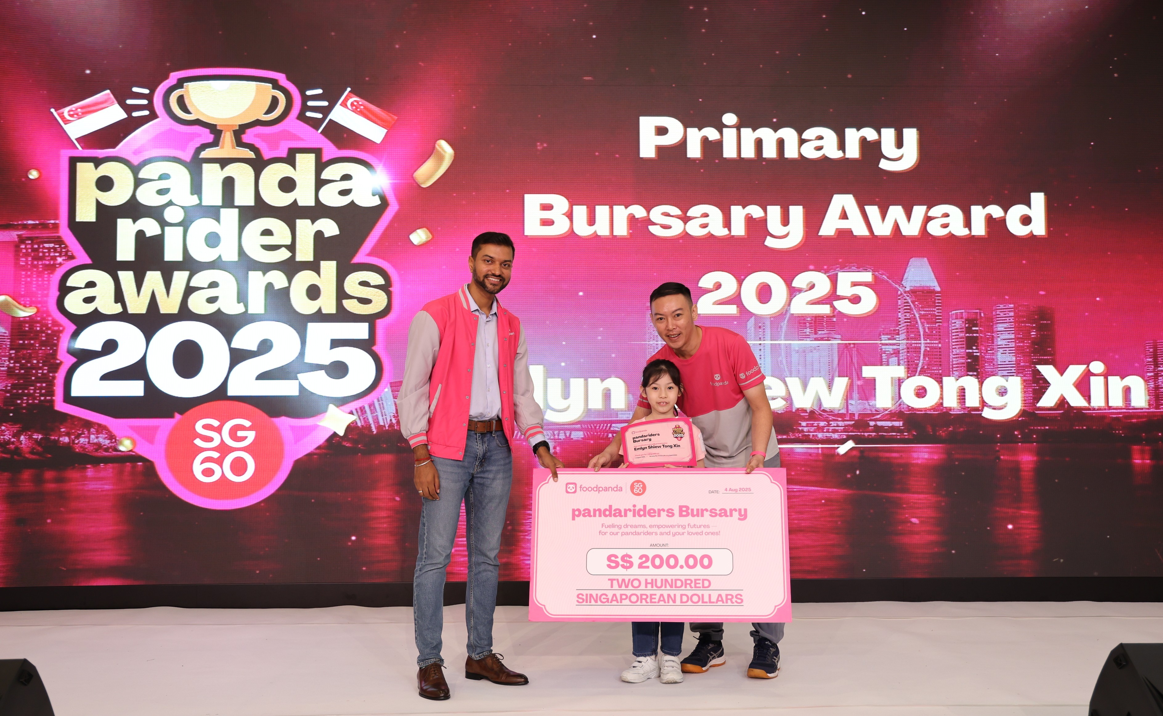 foodpanda pandarider Awards 2025 Primary Bursary Award Recipient_Emlyn