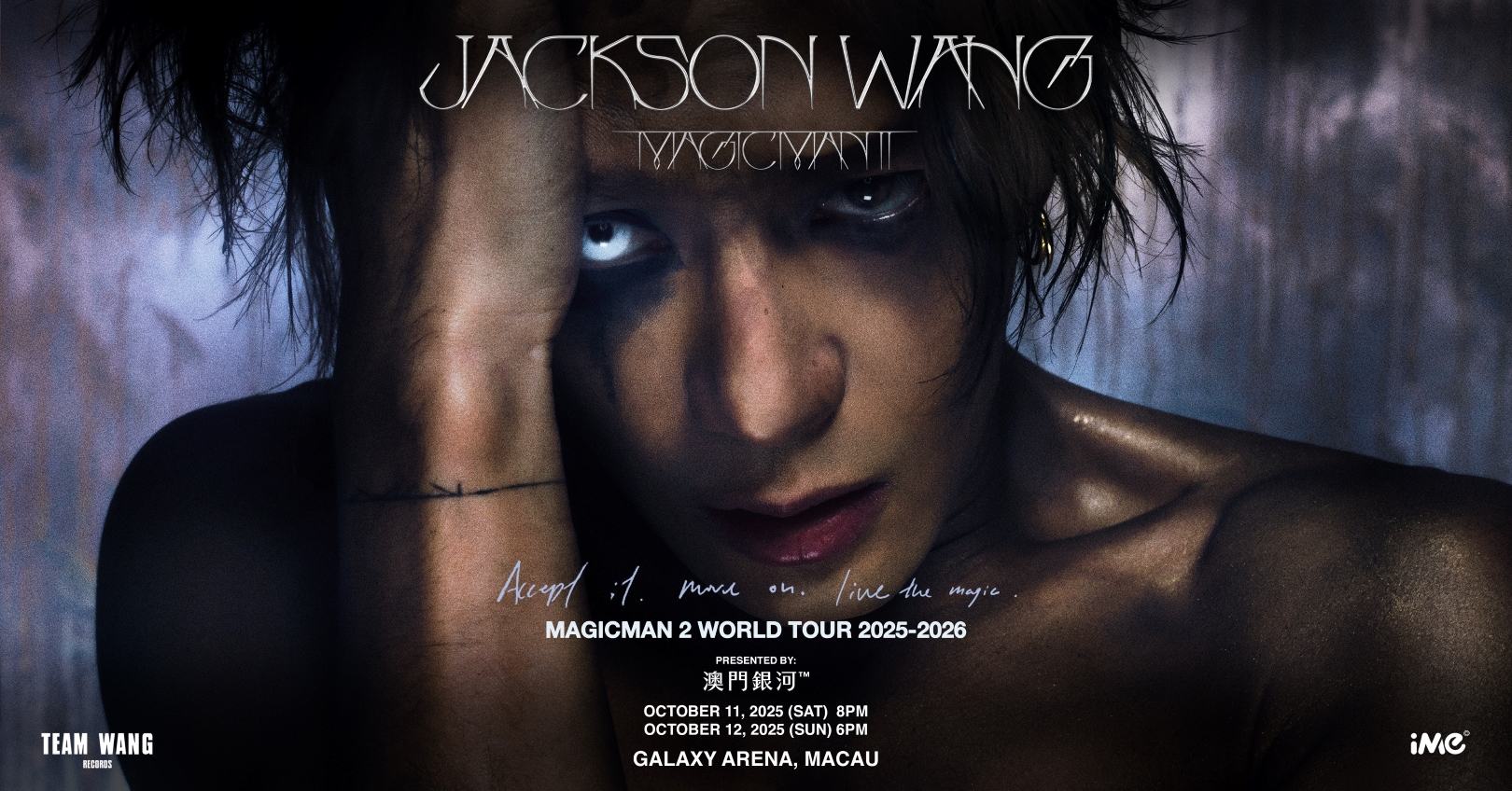 MAGICMAN 2 WORLD TOUR 2025-2026 in Macau Presented by Galaxy Macau™ will see global superstar Jackson Wang taking the stage at Macau’s largest indoor arena, Galaxy Arena, on October 11 and 12 for two electrifying live shows.