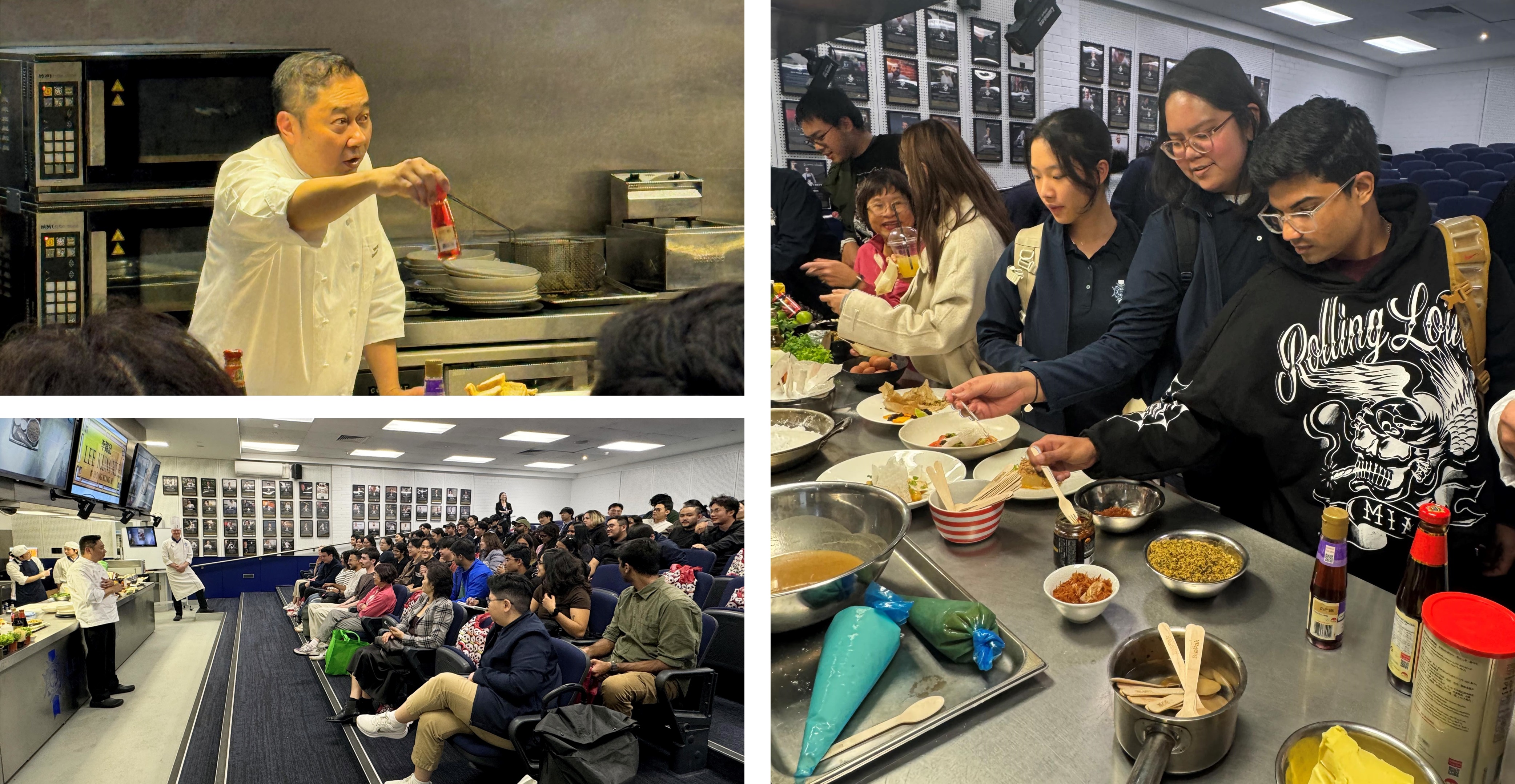 Participants gain hands-on experience and valuable insights from Chef Vincent.