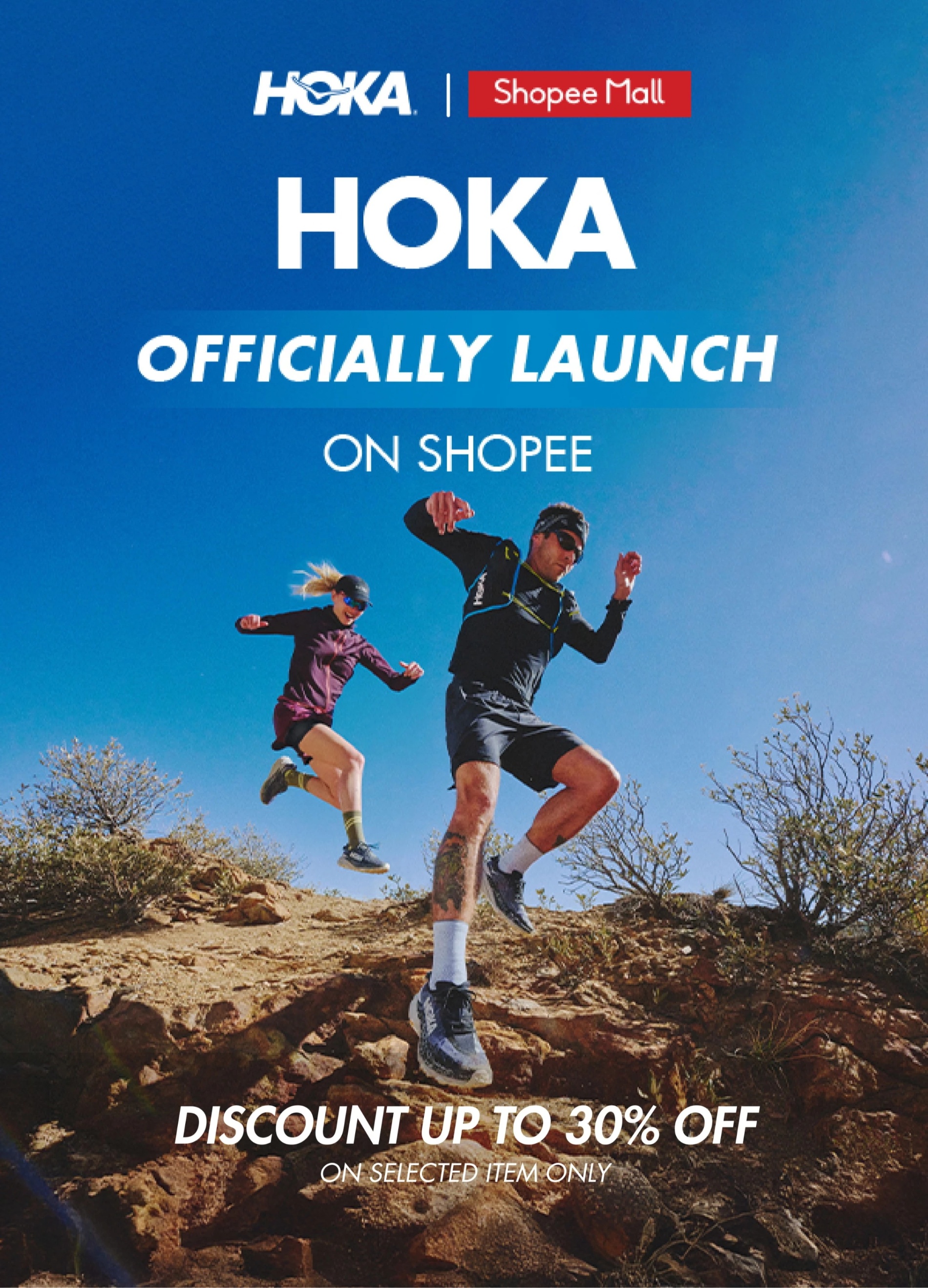 HOKA official launch on Shopee Mall