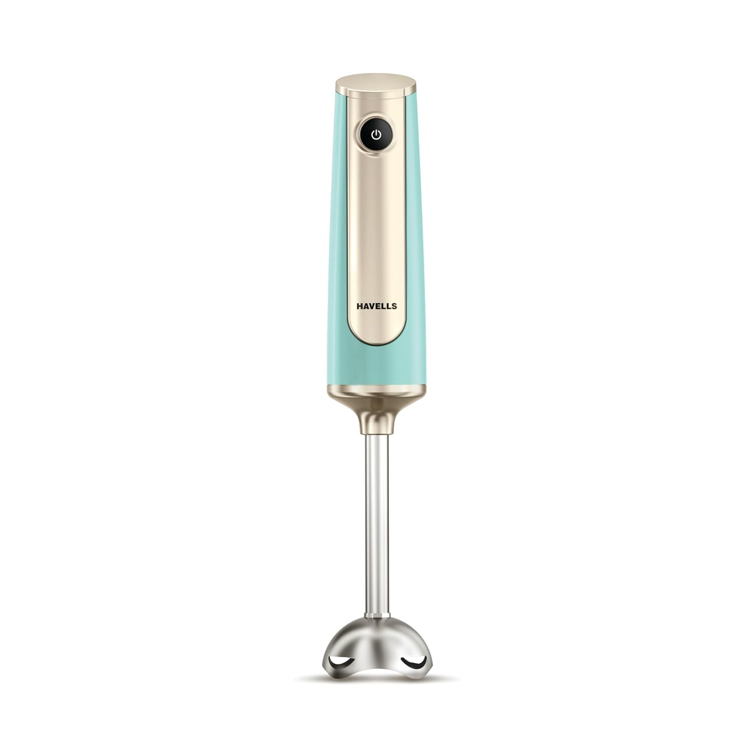 Havells CRAFT Hand Blender|50% Quieter Operation|Easy Blending with 300 Watt Power|Food Grade Material - SS304 Shaft and Blade|Ergonomic One Button Operation|2Yrs Manufacturer Warranty(Blue & Gold)