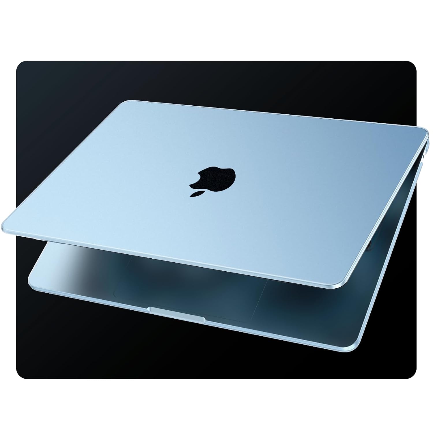 EooCoo Case for MacBook Air M5 13 inch Cover M4-M2 2026-2022 Match Sky Blue | Compatible for Apple Mac Air 13.6