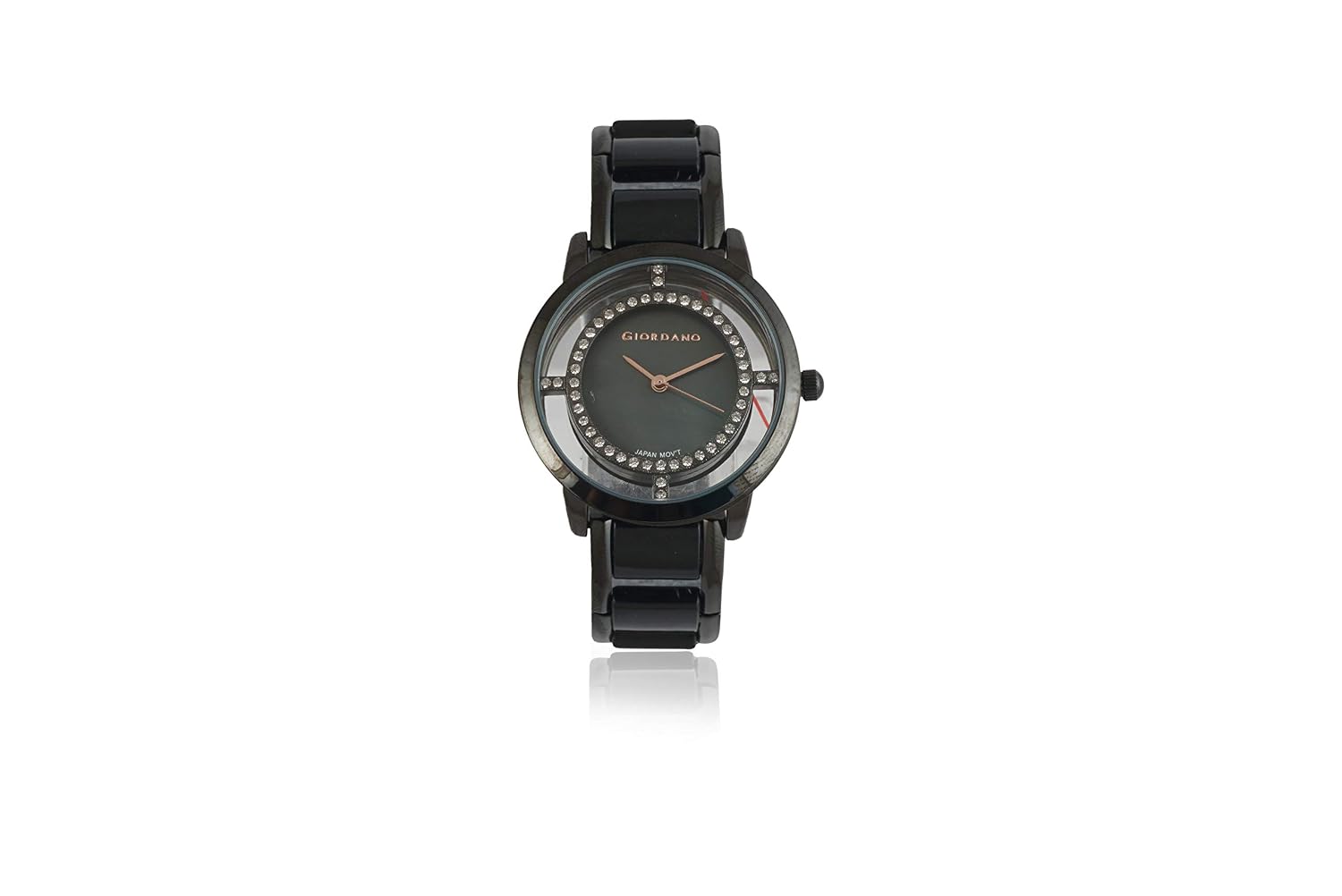 Giordano Analog Black MOP Dial Women's Watch