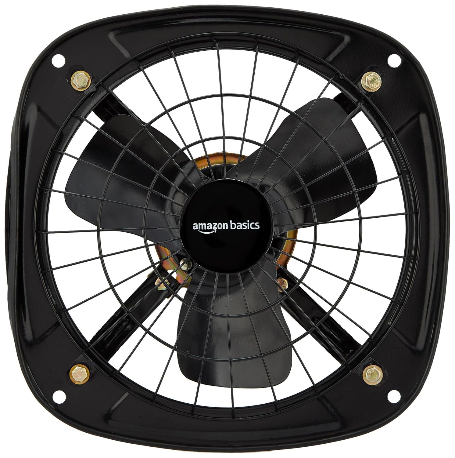 Amazon Basics High Speed Exhaust Fan I 3 Heavy Duty Blades | Rust Resistant Body | RPM 2600 | 9 inch/225mm Sweep Length (Black)