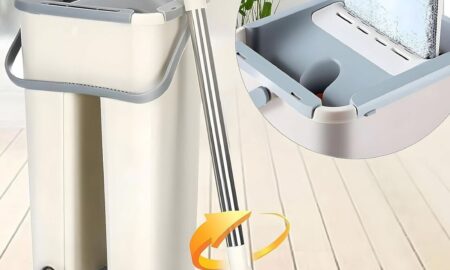 Blue Elegant 360 Bucket Mop Set With Two Additional Refill Mop Set Blue Elegant 360 Bucket Mop Set W Wk7hng 450x270