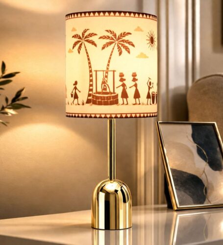 luxe-dome-gold-table-lamp-with-indian-art-shade-luxe-dome-gold-table-lamp-with-indian-art-shade-lkrjre