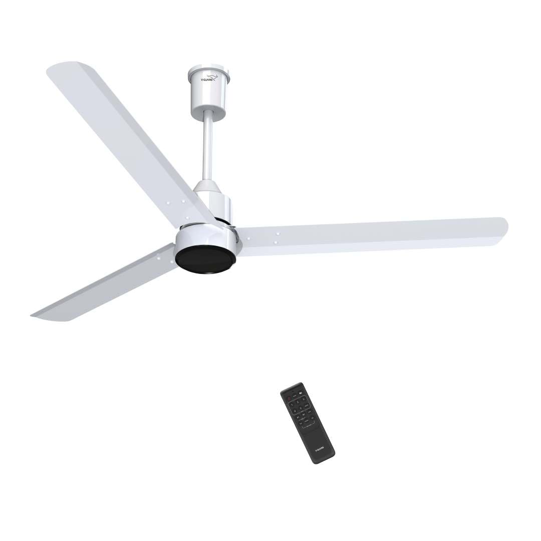 V-Guard Zenair BLDC 1200mm Ceiling Fan| Remote Control |White