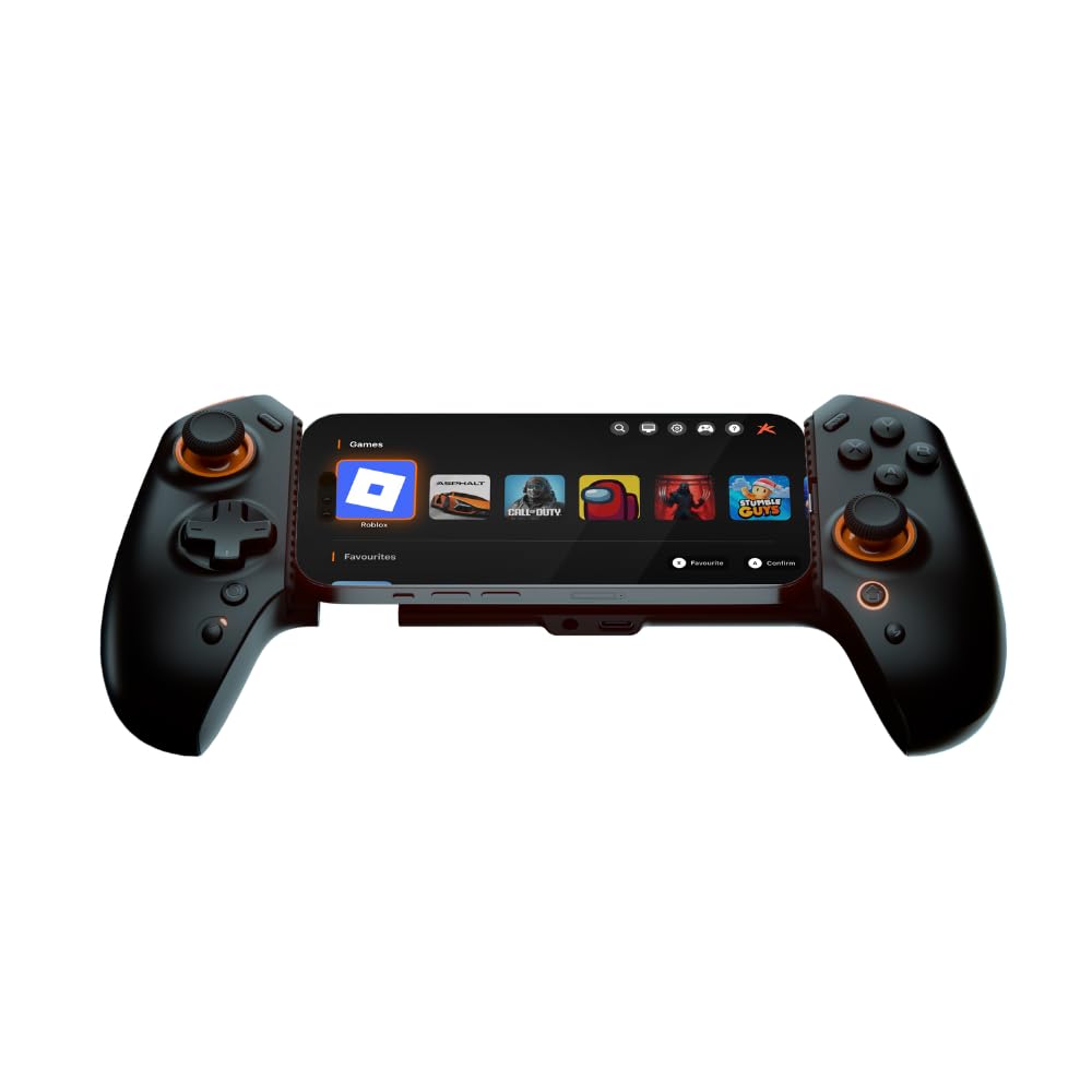 KF512 | Your Games, Every Screen | Mobile Controller for BGMI & Free Fire | Zero Drift, Zero-Lag | USB-C + Bluetooth | Android, iPhone 15+, Play PC Games with Friends on Koyozo Play