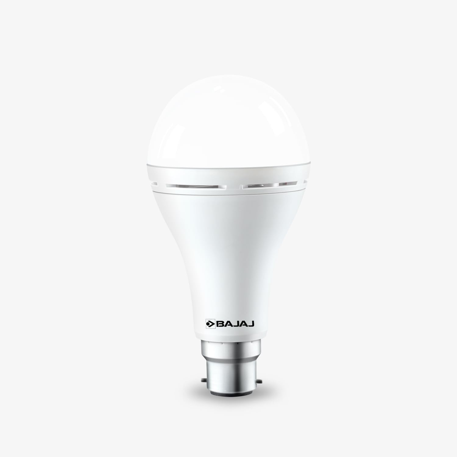 Bajaj LEDZ 12W Rechargeable Emergency Inverter LED Bulb | Cool Day Light | Upto 4 Hours Battery | B22D | 1 Year - Warranty (Pack of 1, White)