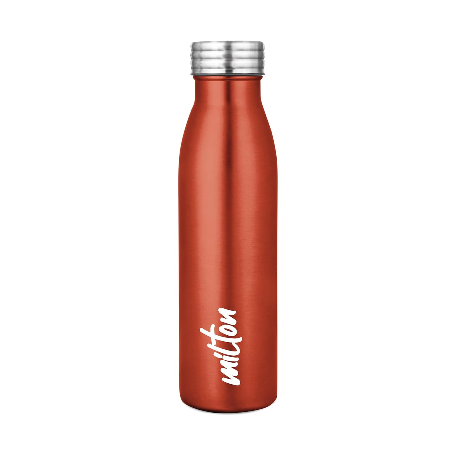 MILTON Breeze 750 Stainless Steel Water Bottle 730 ml, Single Walled, ISI Certified I Leak Proof Lid, Rust Proof I For School, Office, Gym I Mettalic Brown