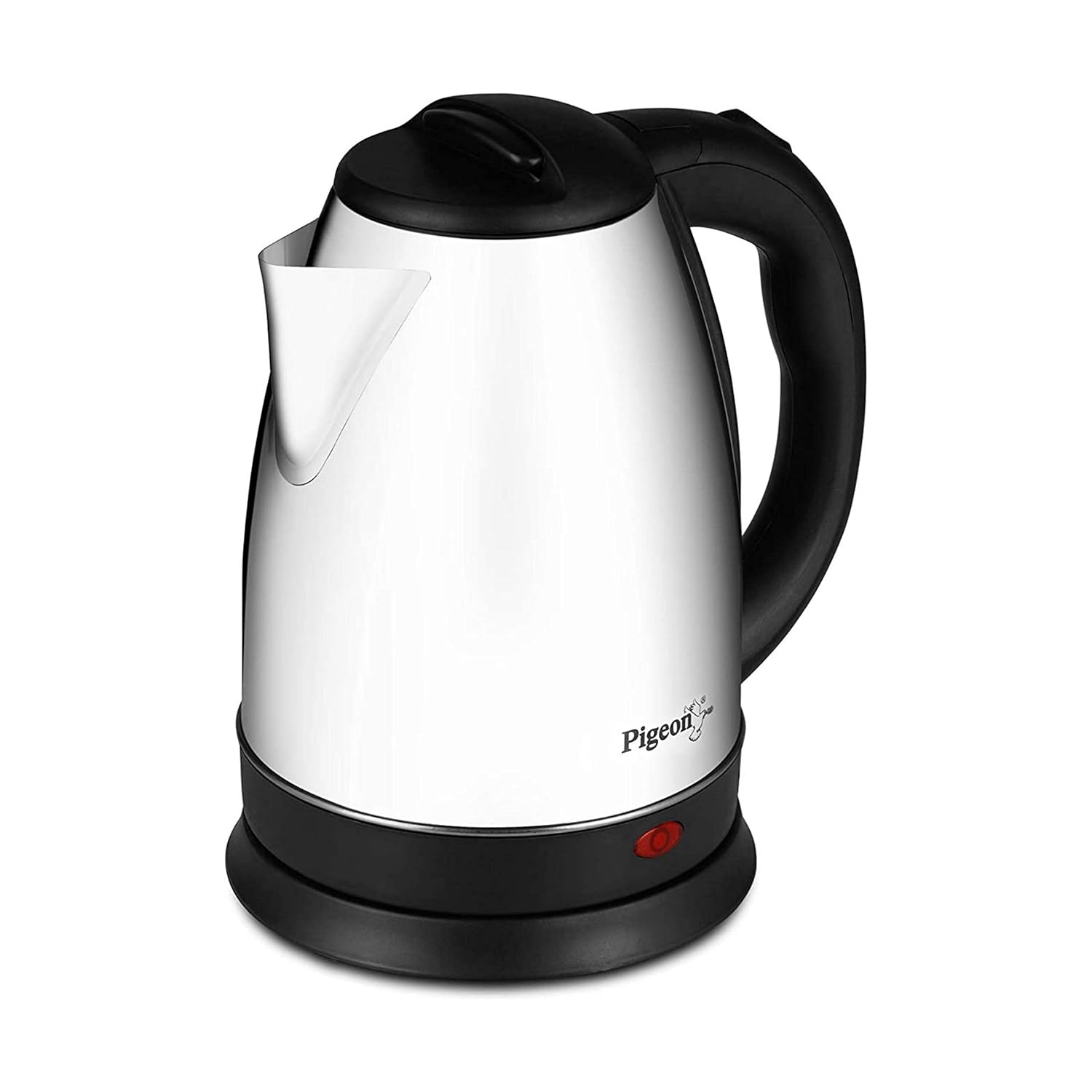 Pigeon by Stovektraft Hot Stainless Steel Electric Kettle, 1.8 Litre, with 1300 Watt, boiler for Water, milk, tea, coffee, instant noodles, soup etc (Silver)