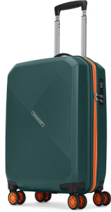 ARISTOCRAT Apex Hard Side Polypropylene Luggage | Trolley Bag with Combination Lock Cabin Suitcase 8 Wheels - 22 Inch