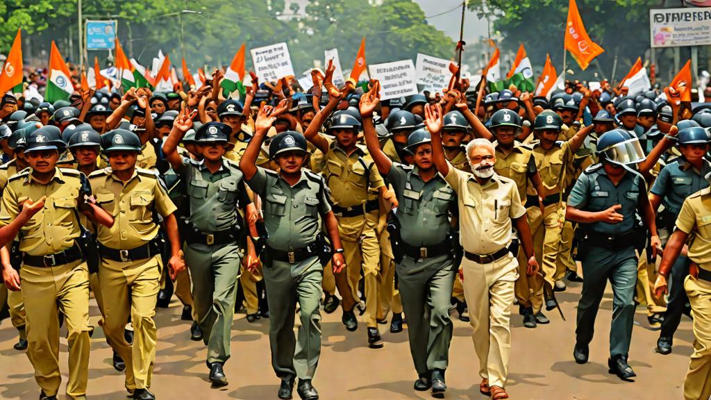 Police and the INDIA Bloc: Recent Detentions, Protests, and Calls for Presidential Intervention