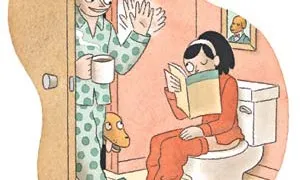 LEAVING THE BATHROOM DOOR OPEN1