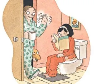 LEAVING THE BATHROOM DOOR OPEN1