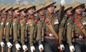 Assam Regiment Adjudged Best Marching Contingent