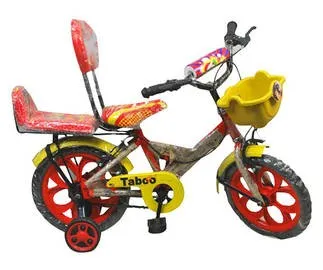 Taboo Red And Yellow Kids Cycle