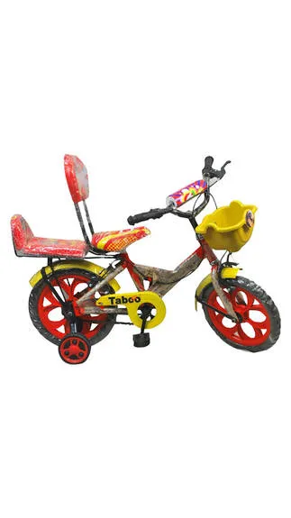 Taboo Red And Yellow Kids Cycle