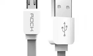 Universal Micro USB Flat Data Cable Rock Original Grey