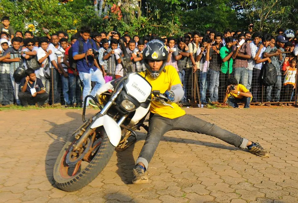 bike stunt.