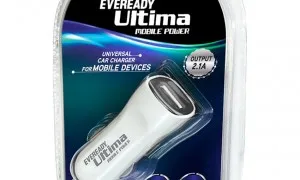 Eveready 2.1 Amp USB Car Charger White
