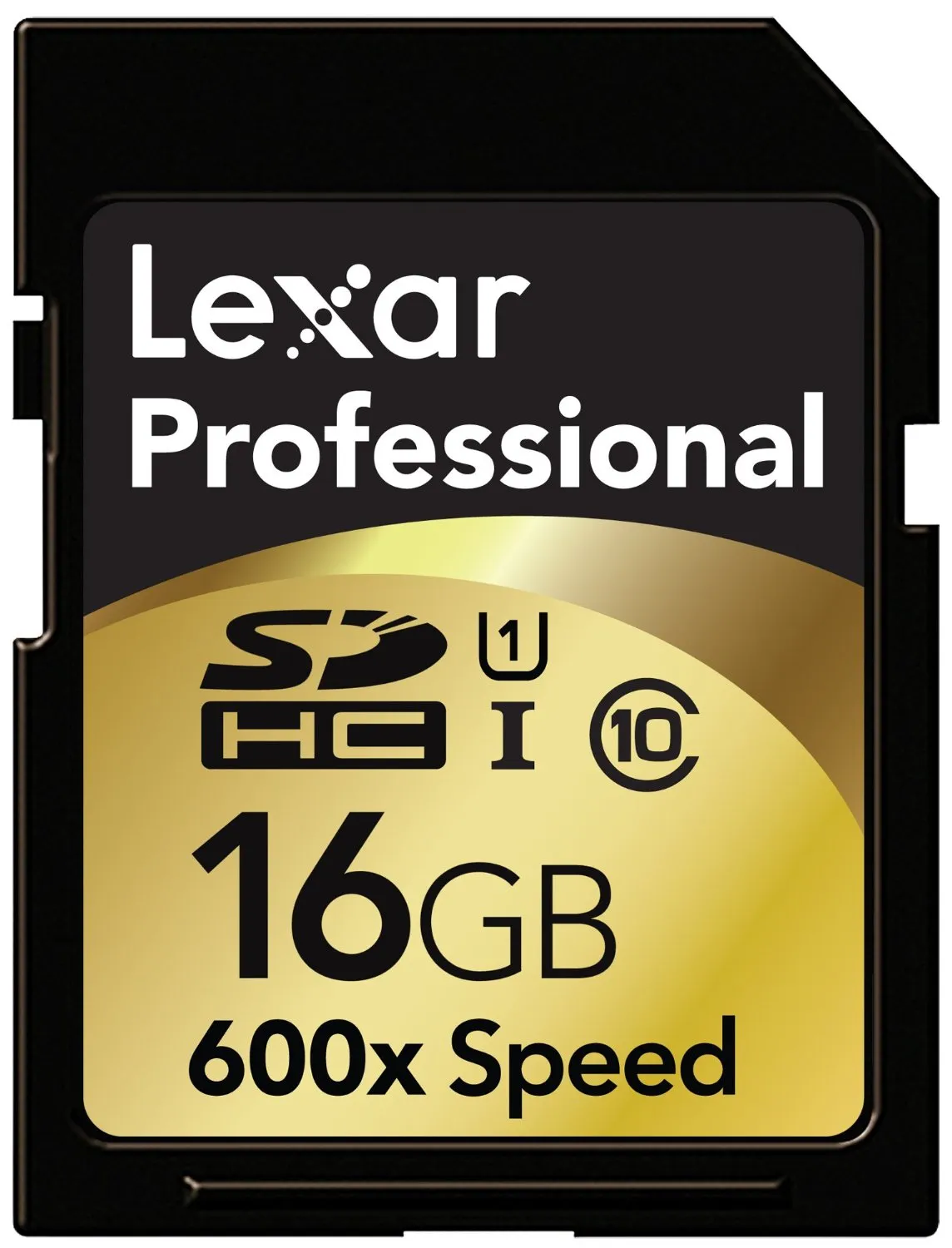 Lexar Professional 600X 16GB SDHC UHS I Class 10 Flash Memory Card