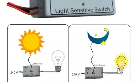 Light Sensitive Switch Automatic Light Switch