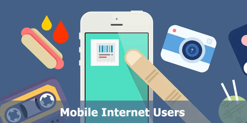 Mobile Internet users in India
