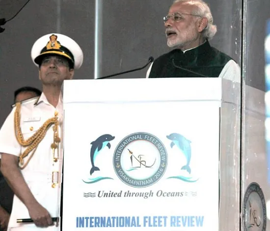 PMs Address At International Fleet Review 2016