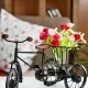 Pindia Wrought Iron Small Miniature Flower Rikshaw