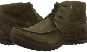 Woodland Mens Leather Sneakers