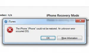 Iphone Error 53