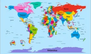 Print The Map Of The World