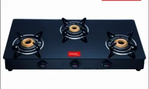 3 Burner Glass Top Gas Stove