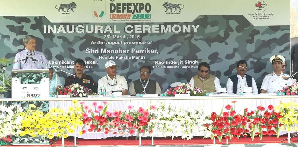 Defence Minister Inaugurates Defexpo 2016 At Goa 1