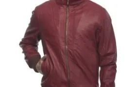 Lambency Full Sleeve Solid Mens Motorcycle Jacket