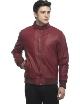 Lambency Full Sleeve Solid Men’s Motorcycle Jacket