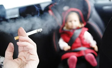 Child passive smoking campaign