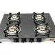 Pigeon Blackline Smart Stainless Steel 4 Burner Gas Stove